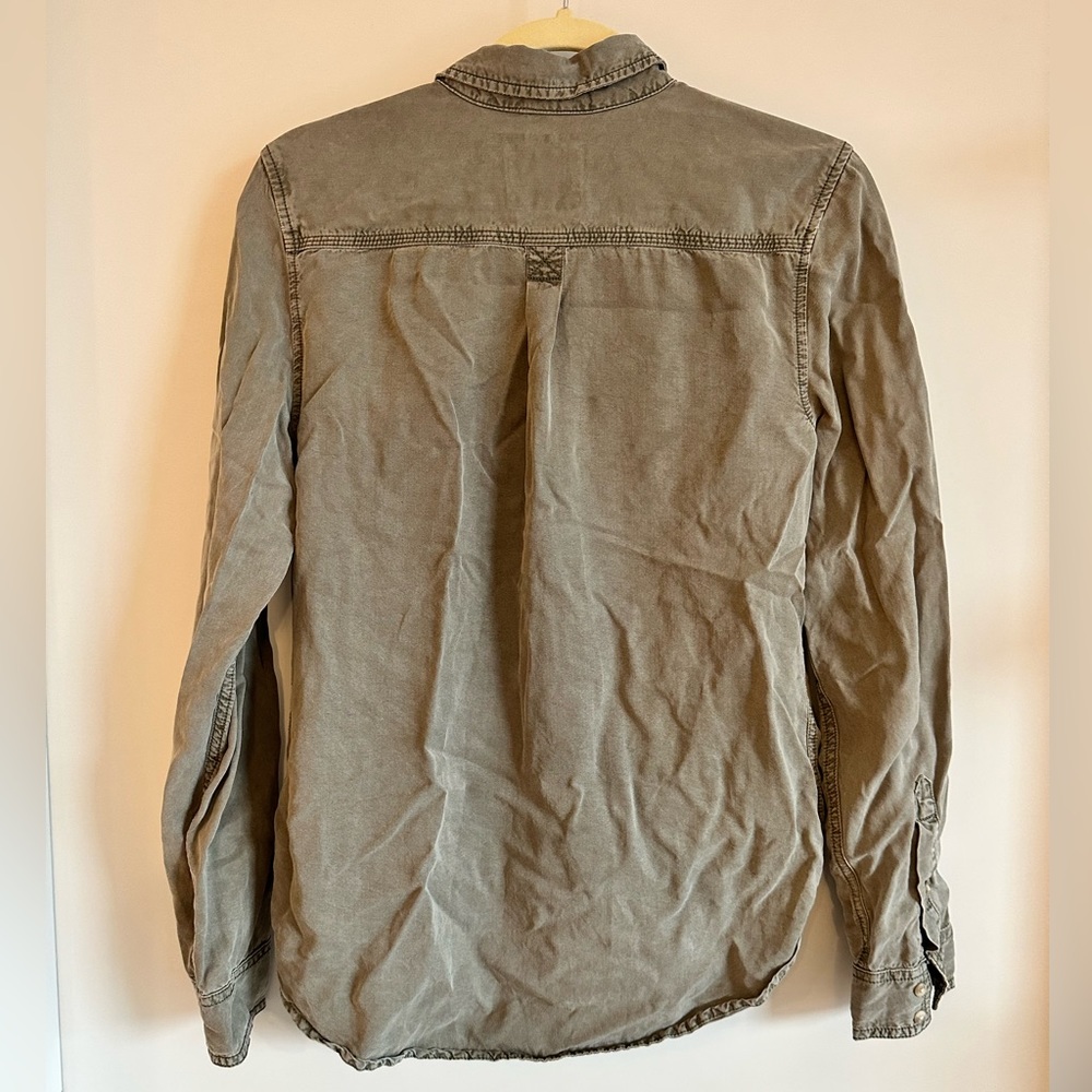 Army Green Button Up - image 5